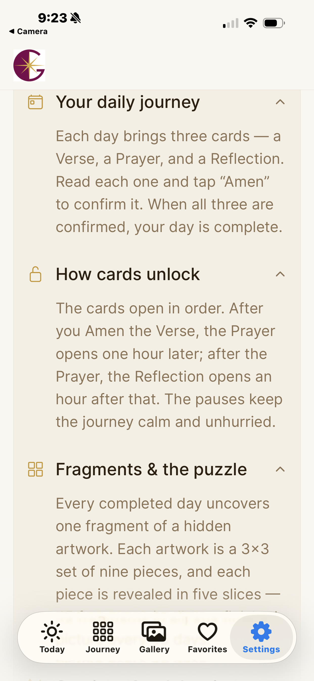 Gide - Faith instructions